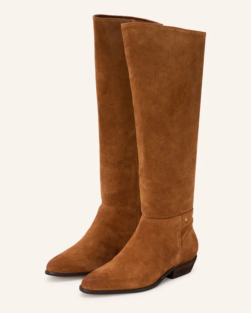 Bronx Cowboy Boots KENDR-A Cognac