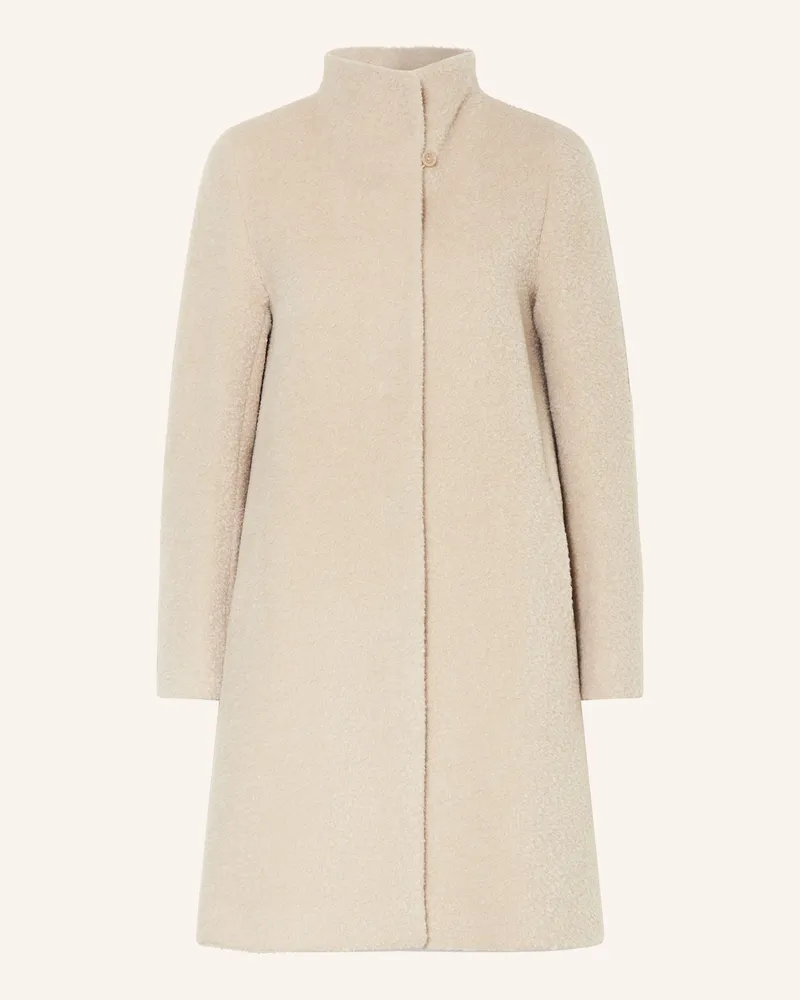 Cinzia Rocca Wollmantel beige Hellgrau