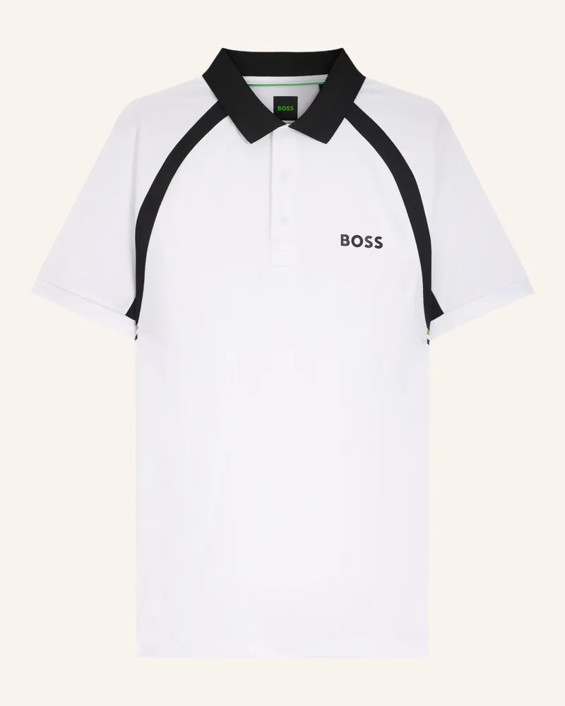 HUGO BOSS Funktions-Poloshirt Toc weiss Weiss