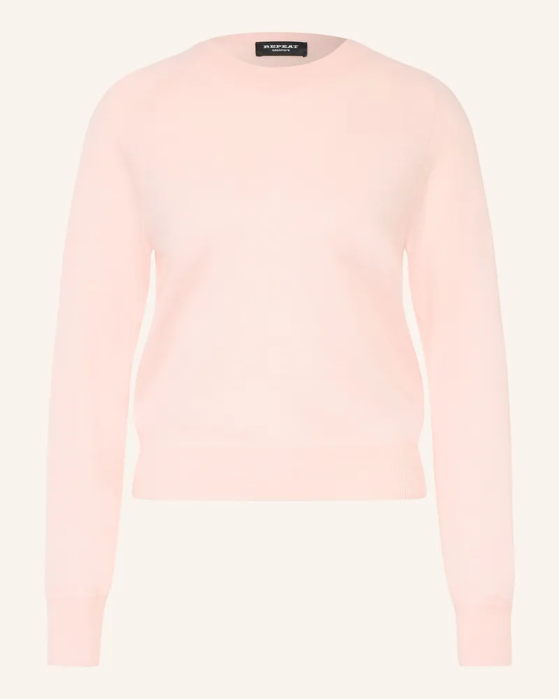 Repeat Cashmere-Pullover rosa Hellrosa