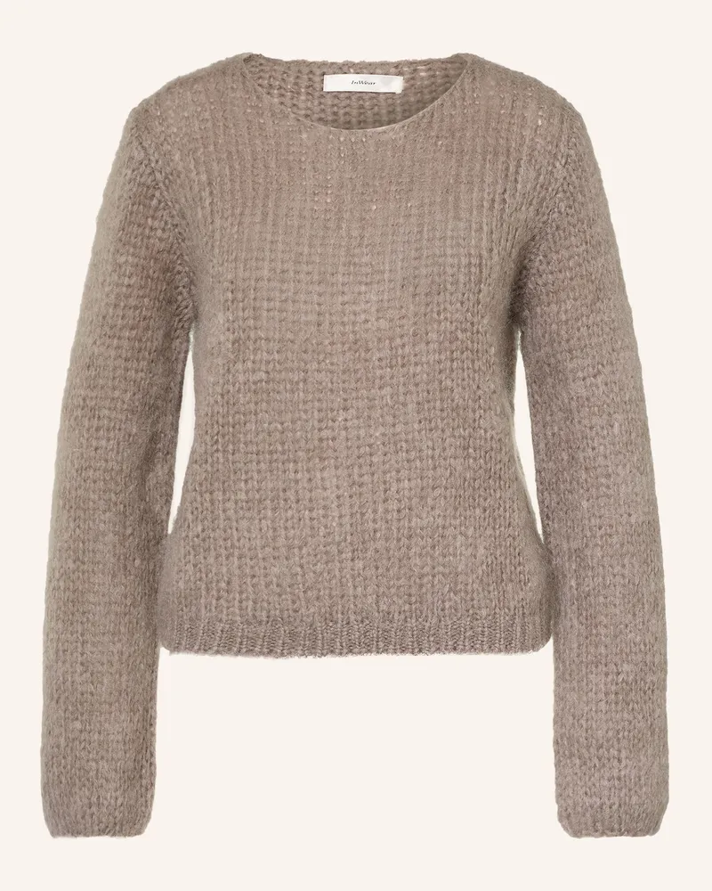 InWear Mohair-Pullover Jetraiw braun Taupe