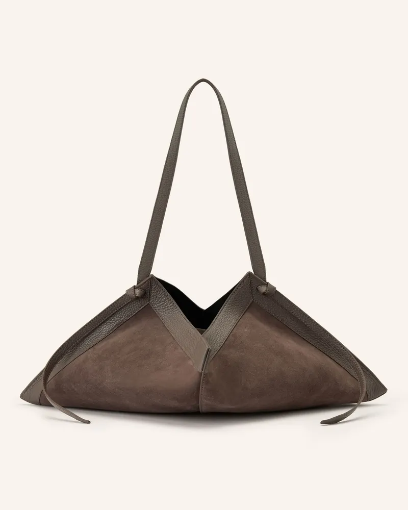 YUZEFI Handtasche WONTON Braun