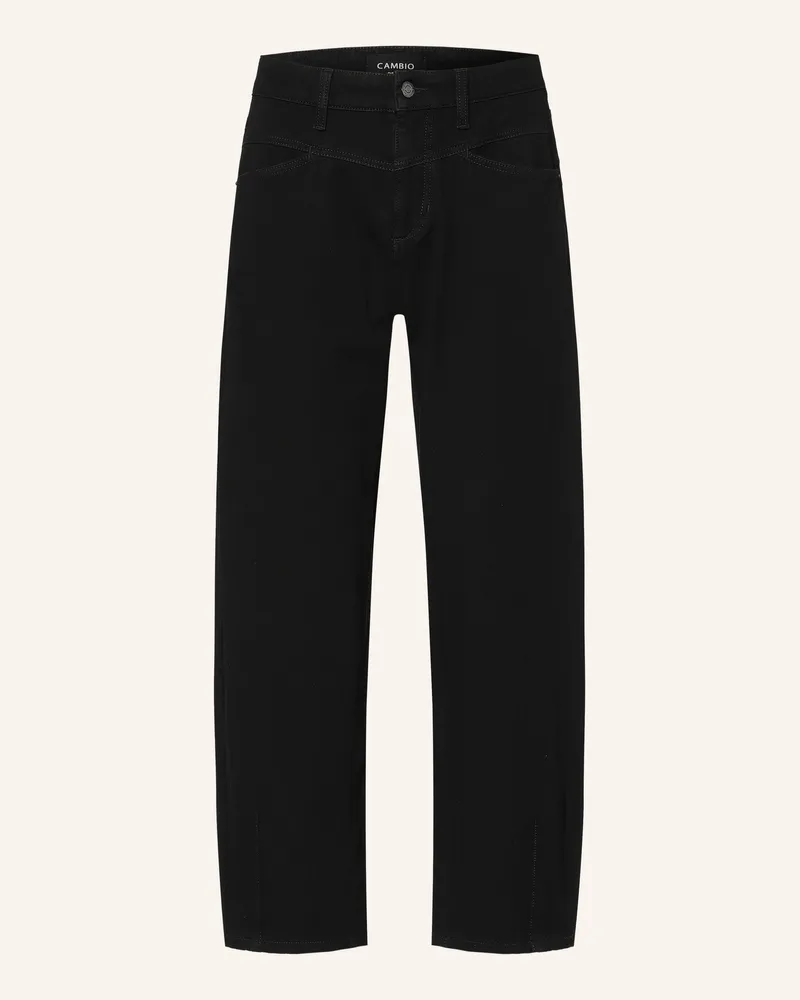 Cambio Barrel Jeans Elin schwarz 5000
