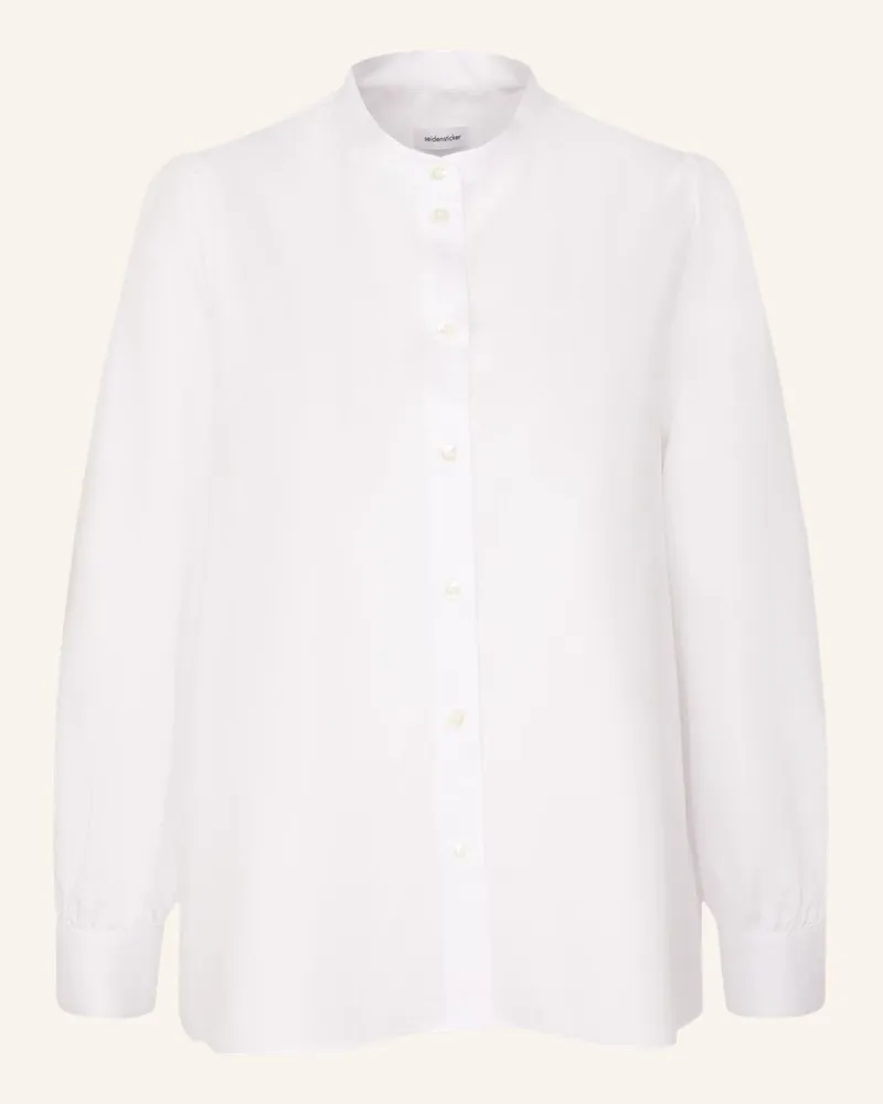 Seidensticker Stehkragenbluse Weiss
