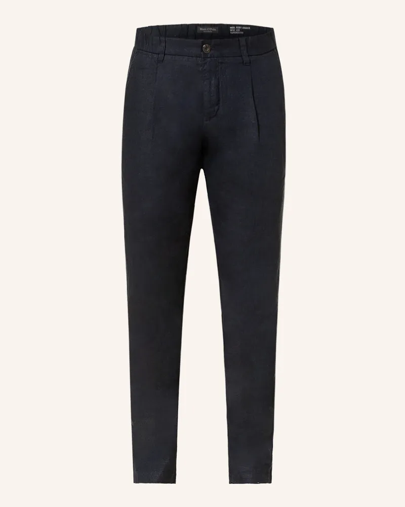 Marc O'Polo Leinen-Chino OSBY Tapered Fit Dunkelblau
