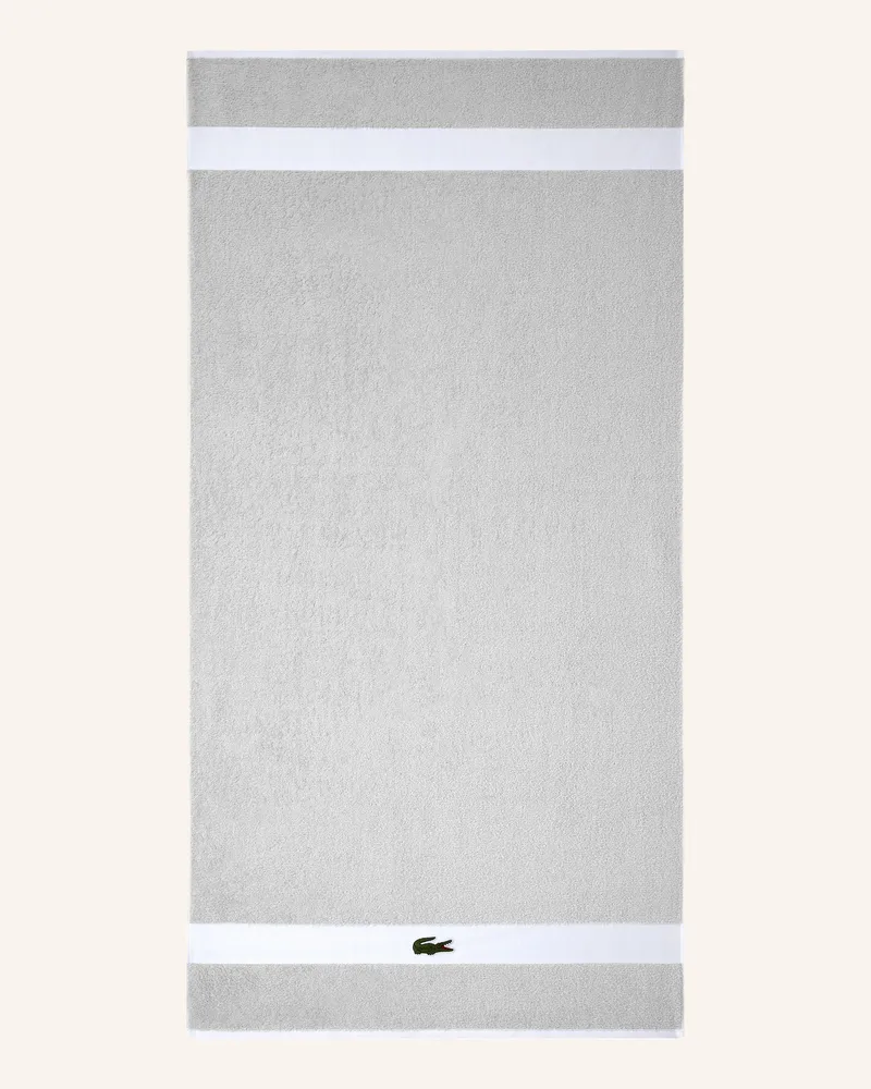 Lacoste Handtuch LCASUAL Hellgrau