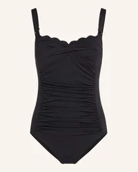 Hunkemöller Shape-Badeanzug SCALLOP Schwarz