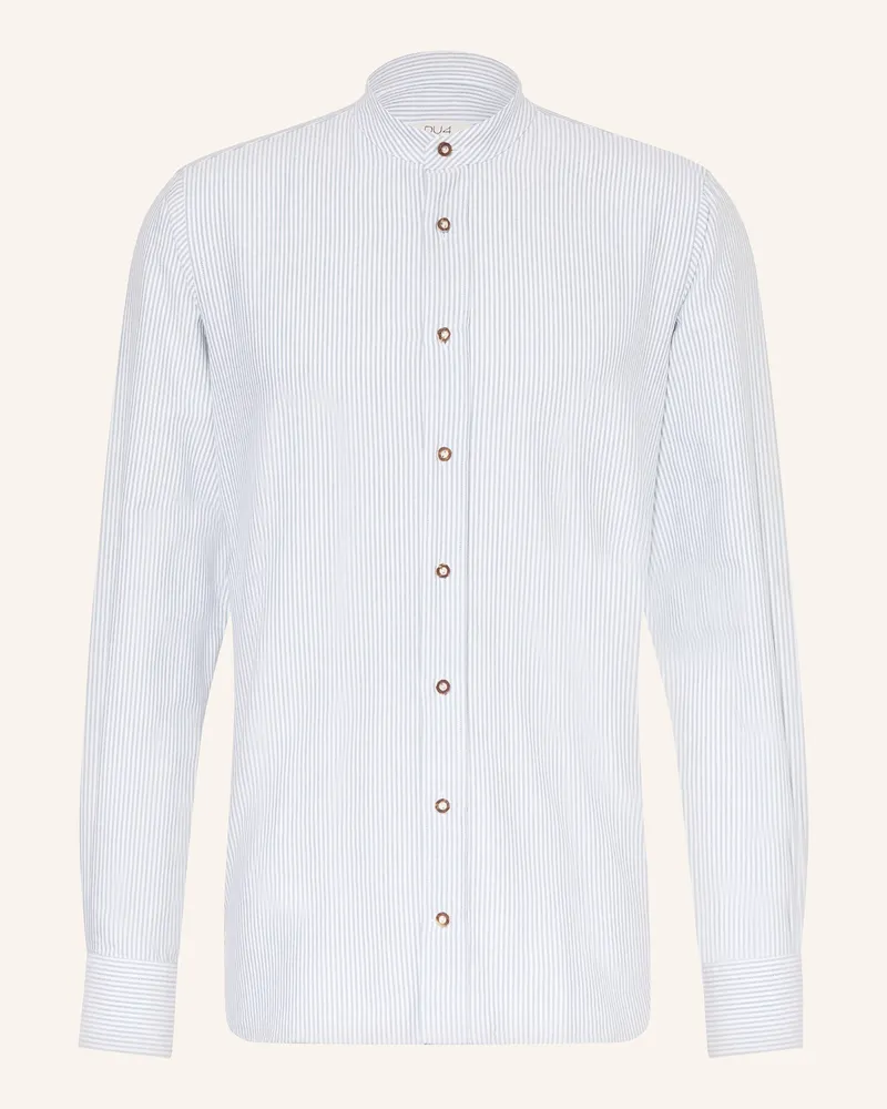 DU4 Trachtenhemd HANSI Regular Fit mit Stehkragen Weiss