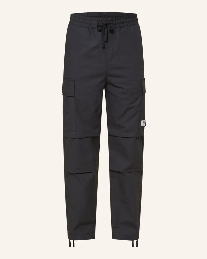 HUGO BOSS Cargohose GADIC Regular Fit Schwarz