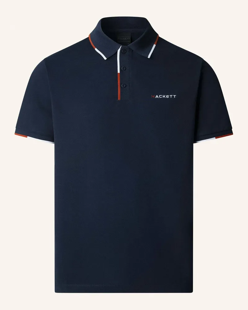 Hackett Poloshirt HS TIPPED CLR PLACKET Dunkelblau
