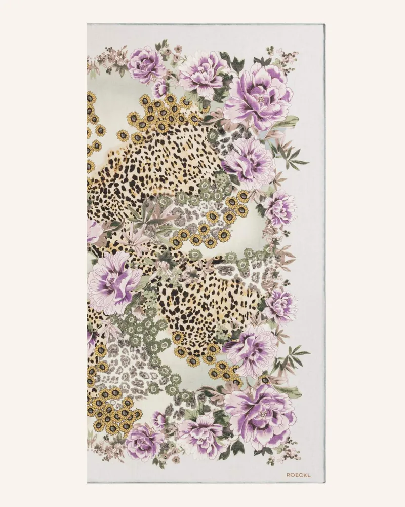 Roeckl Tuch BLOOMING WILDERNESS Creme