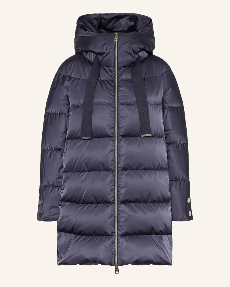 Herno Daunenmantel blau Dunkelblau