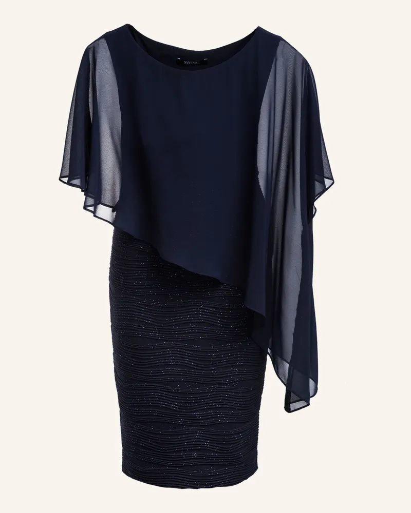 Swing Cocktailkleid blau Dunkelblau