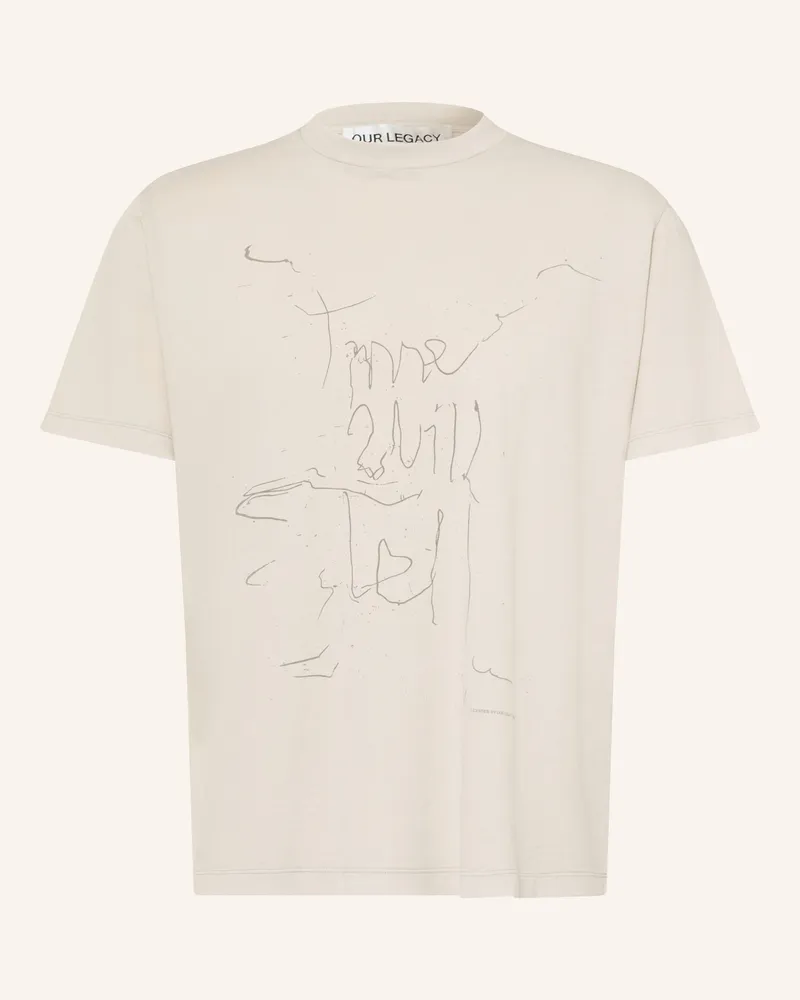 Our Legacy T-Shirt beige Creme