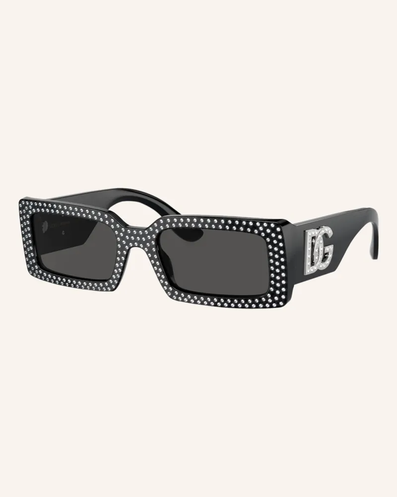 Dolce & Gabbana Sonnenbrille dg4447b Mit Schmucksteinen schwarz 501