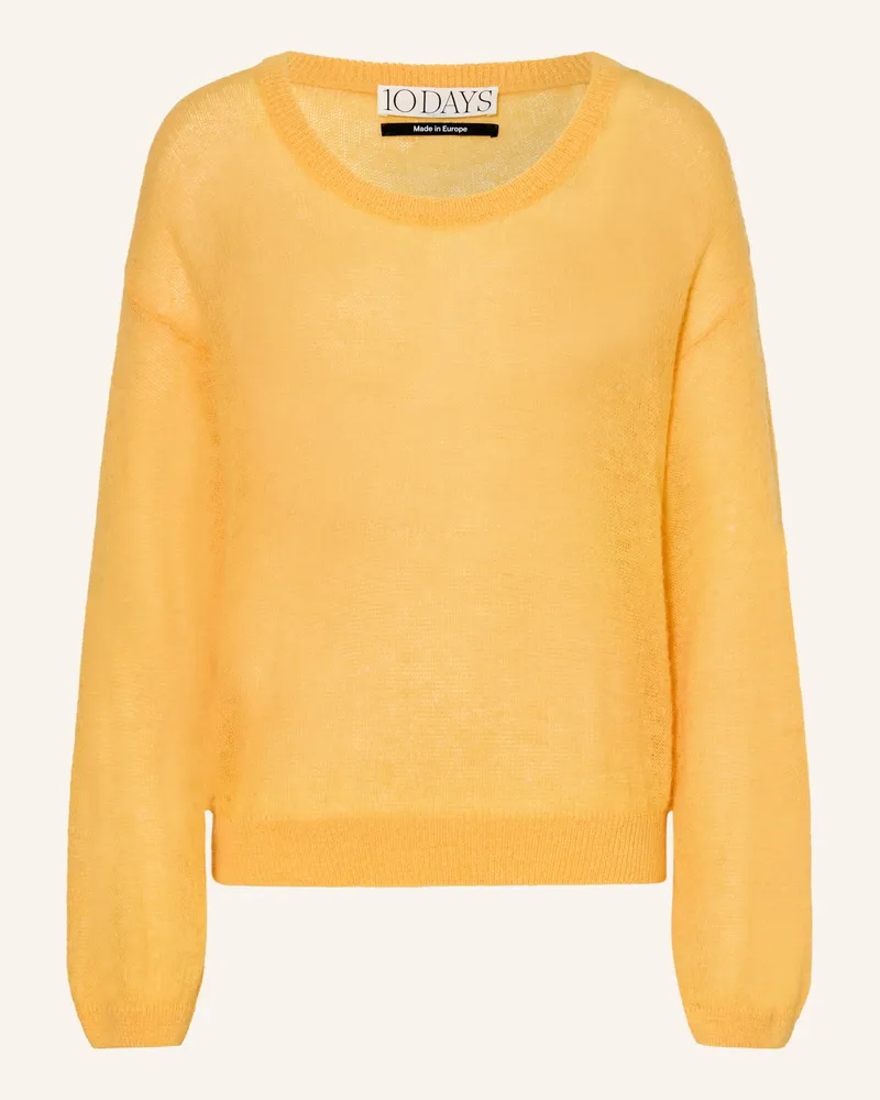 10Days Pullover Mit Alpaka orange Gelb