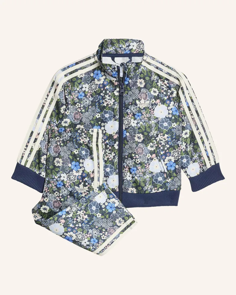 adidas FIREBIRD X LIBERTY LONDON TRAININGSANZUG KINDER Blau