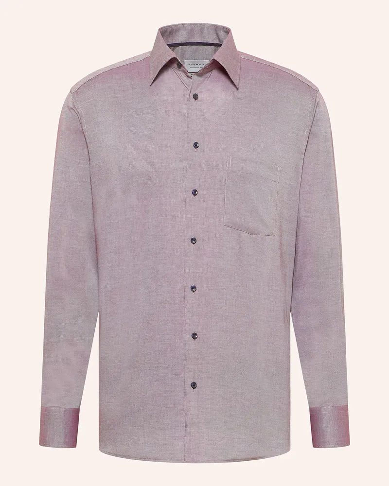 Eterna Hemd Modern Fit Dunkelrot