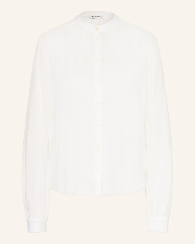 Marc O'Polo Jerseybluse weiss Weiss