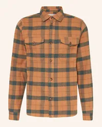 LES DEUX Flanell-Overshirt LENNON Braun