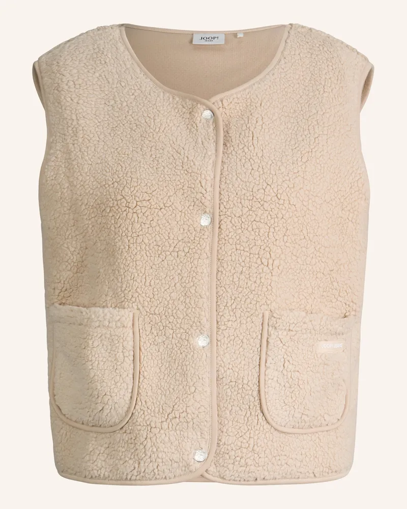 JOOP! Teddy-Weste beige Beige