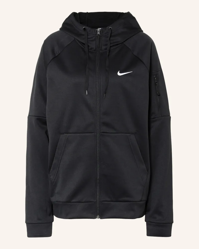 Nike Trainingsjacke Therma-Fit schwarz Schwarz