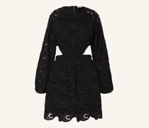 Spitzenkleid Mit Cut-Out schwarz