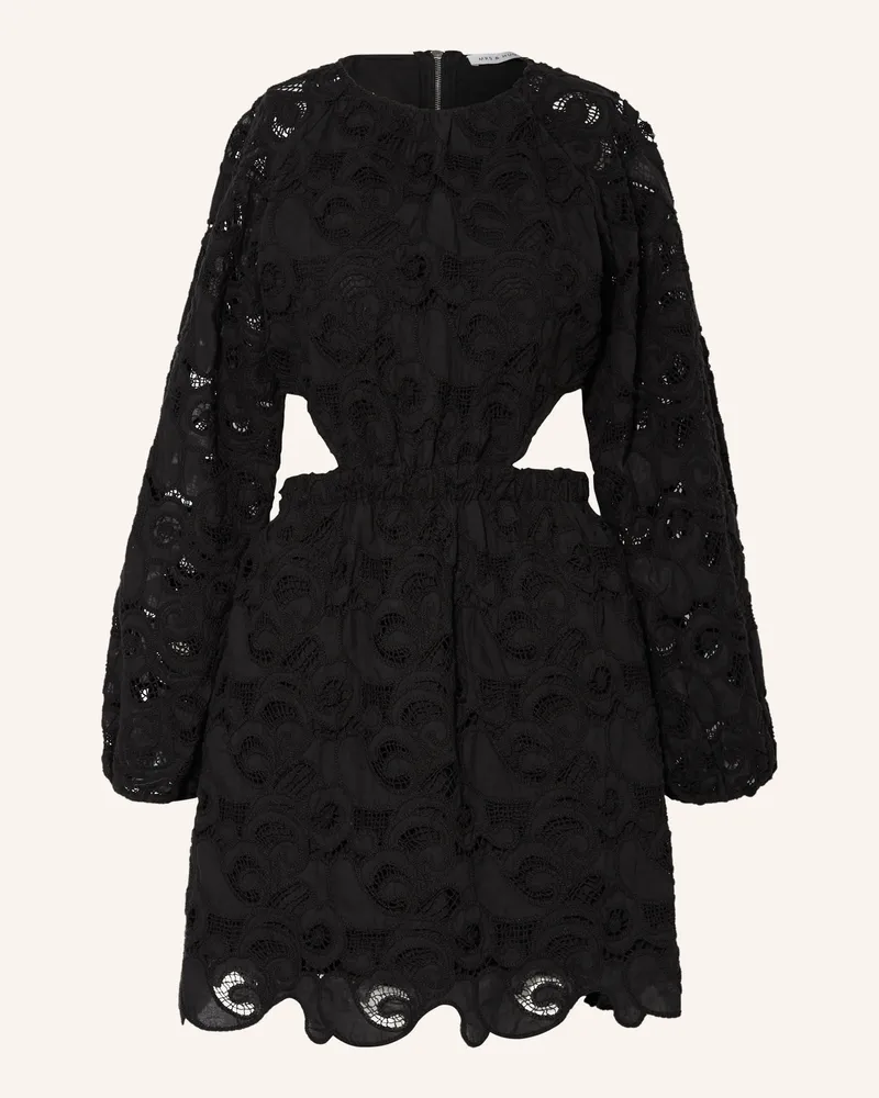 Mrs & HUGS Spitzenkleid Mit Cut-Out schwarz Schwarz