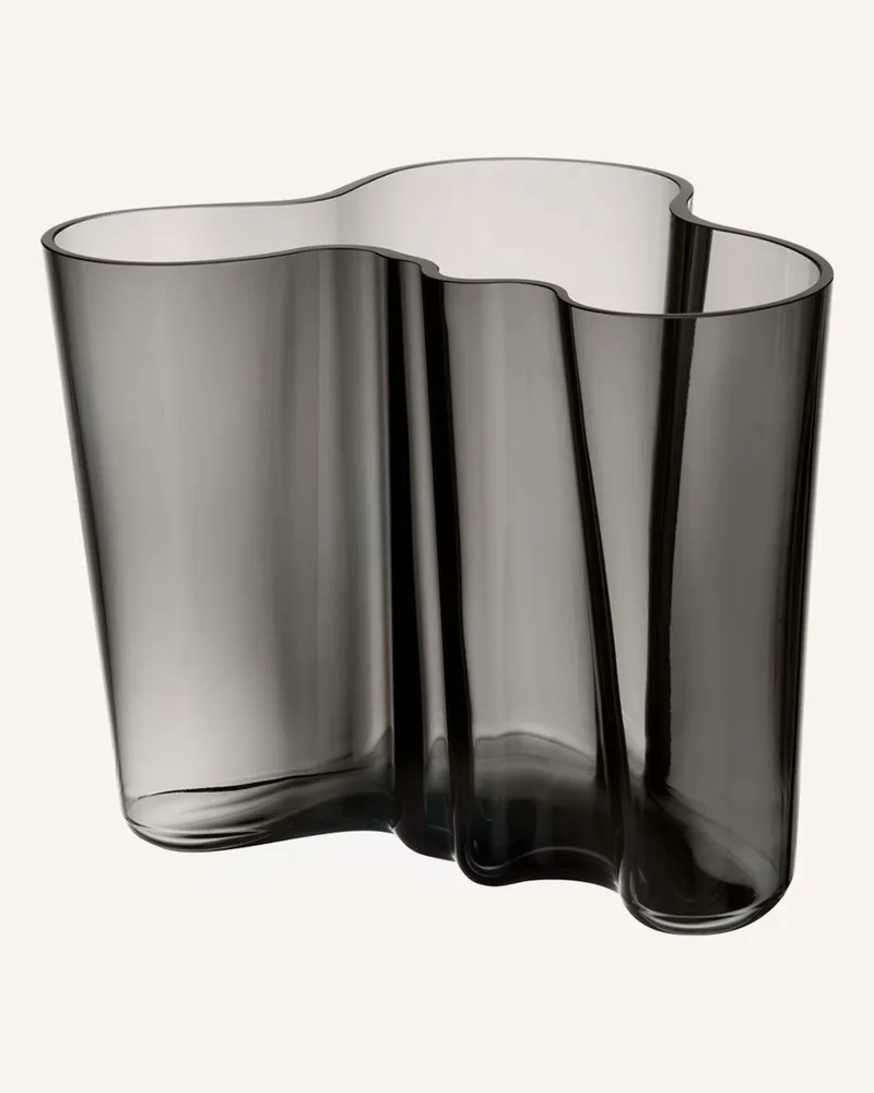 iittala Vase ALVAR AALTO Dunkelgrau