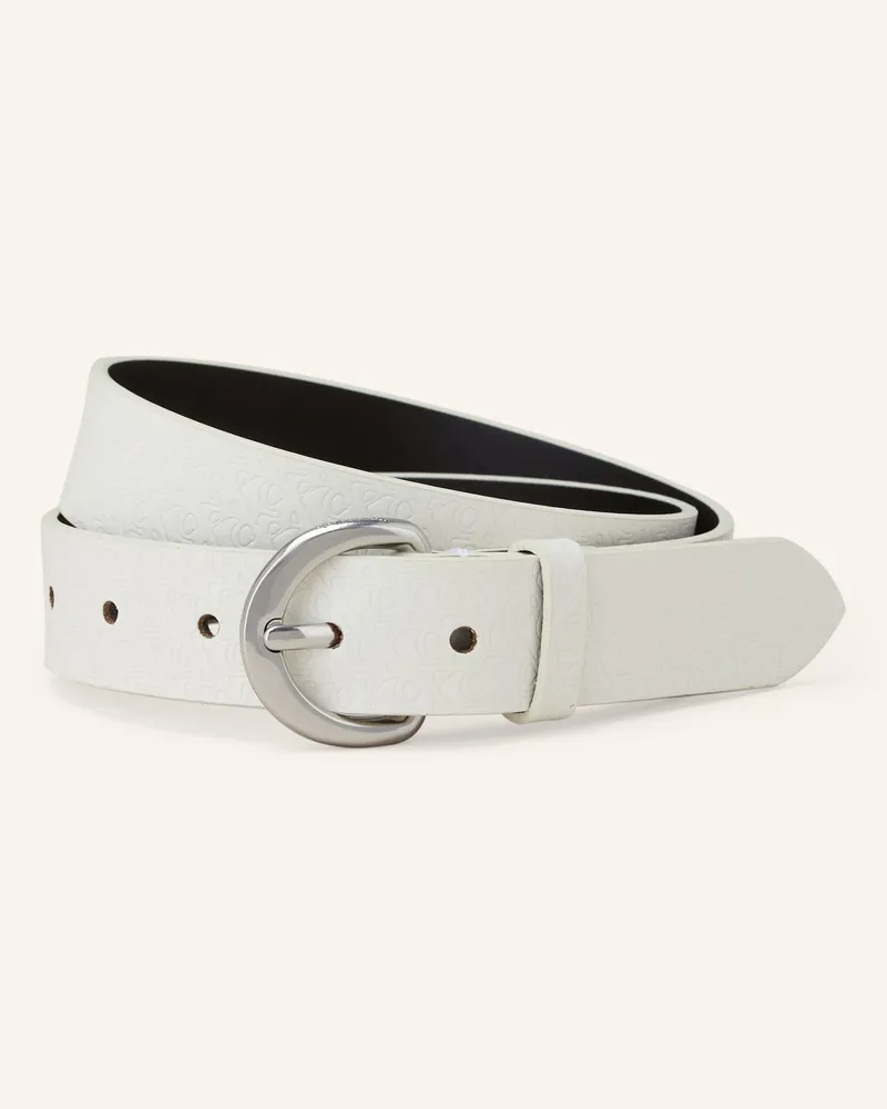 Calvin Klein Ledergürtel Creme