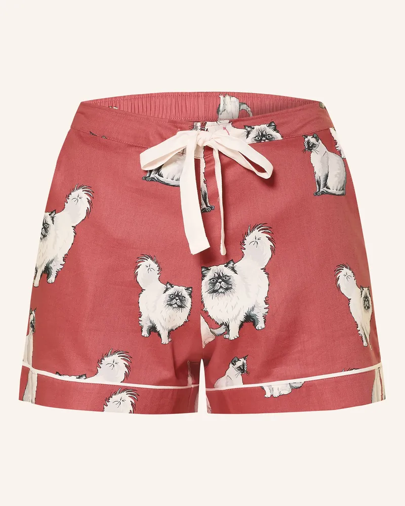 Cyberjammies Schlafshorts Josie rot Rot