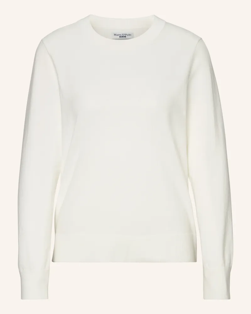 Marc O'Polo Strickpolo weiss Ecru
