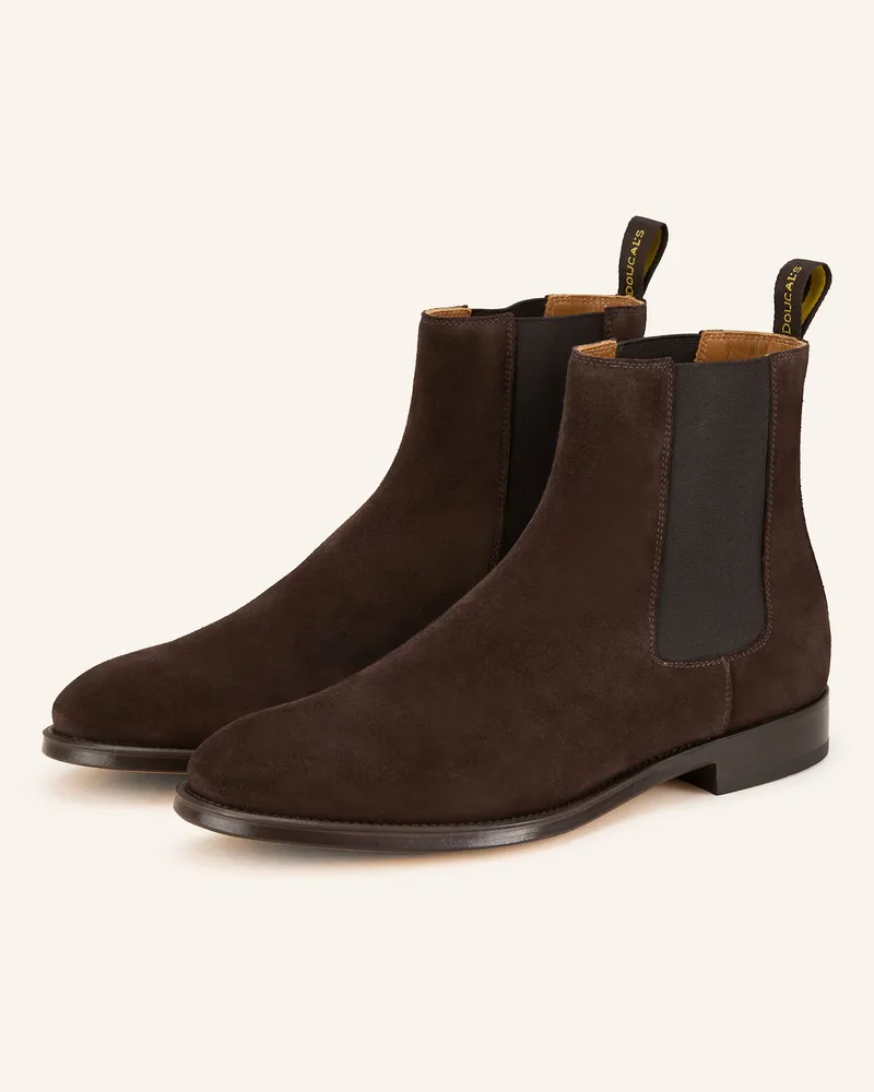 Doucal´s Chelsea-Boots Beatles braun Dunkelbraun