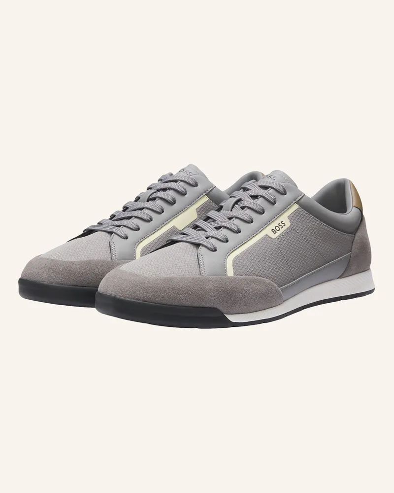 HUGO BOSS Sneaker Nitan_Lowp_Mirspu grau Grau