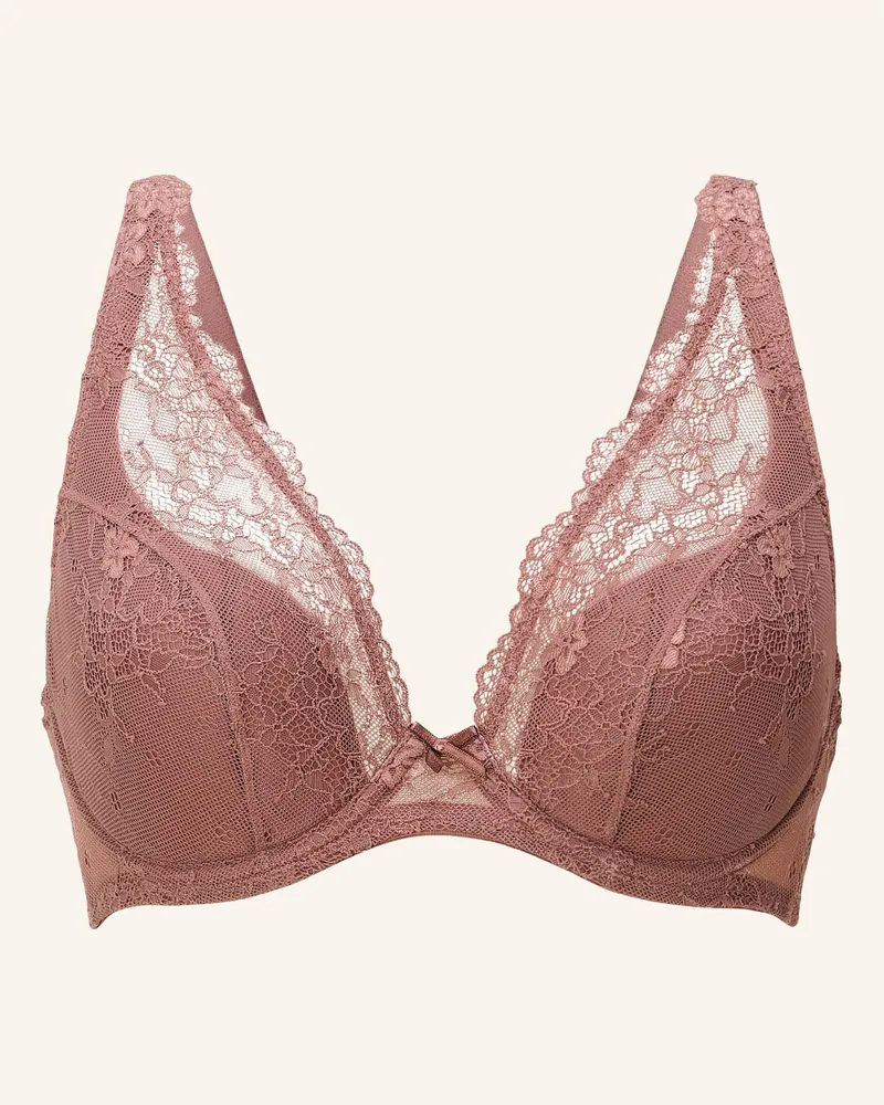 LingaDore Daily Triangle Plunge Bh braun Cognac