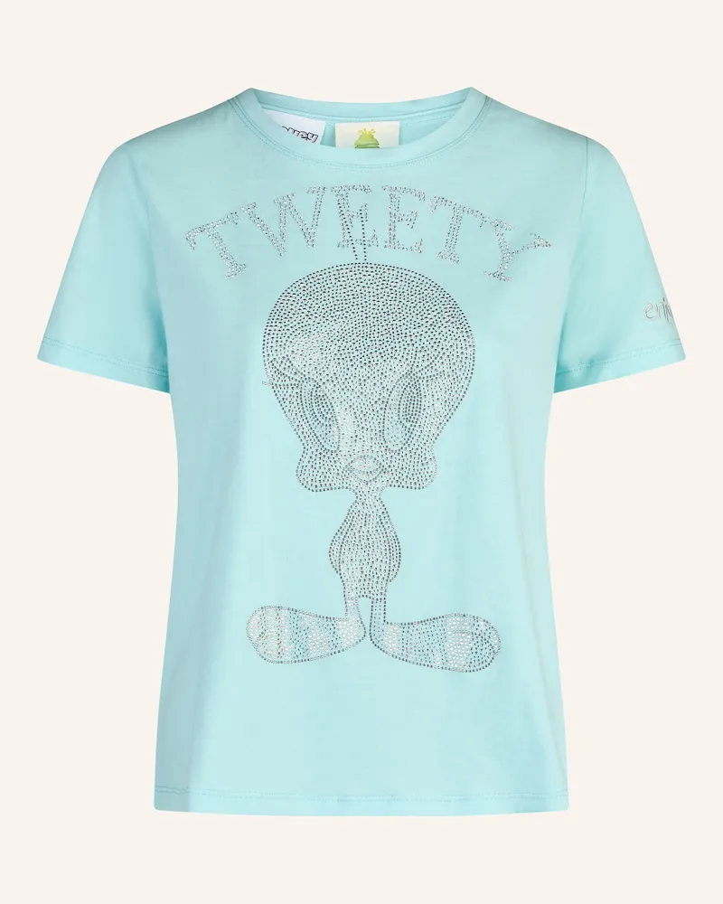 Princess goes Hollywood T-Shirt Mit Schmucksteinen blau Türkis