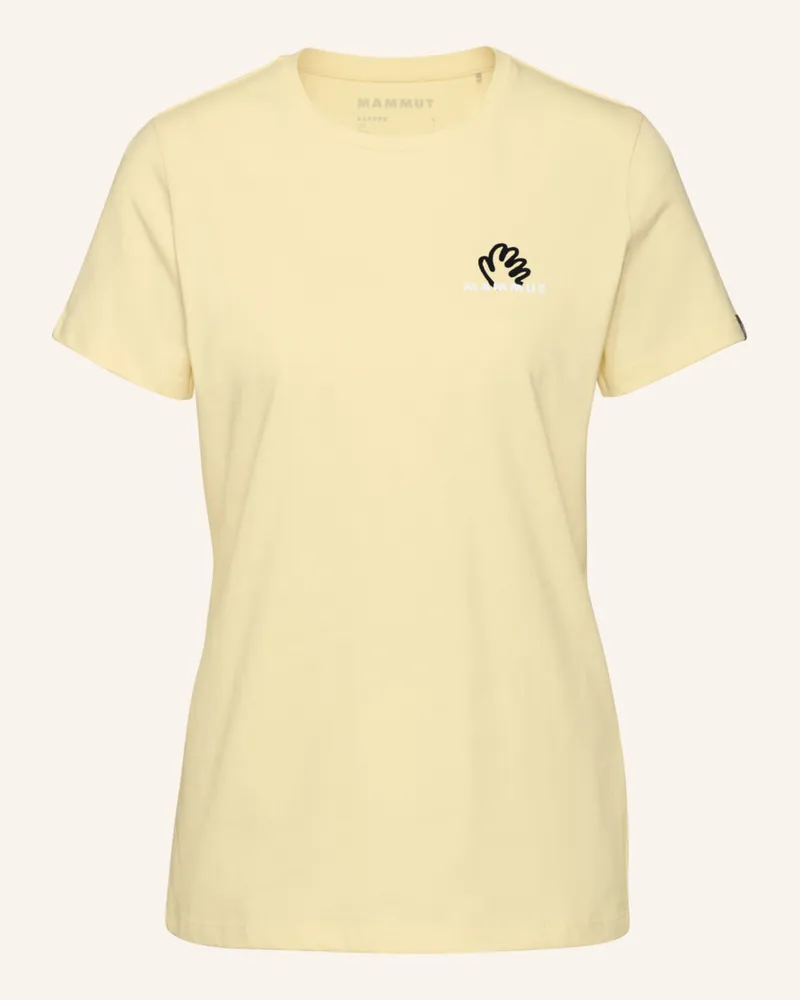Mammut T-Shirt Massone weiss Gelb