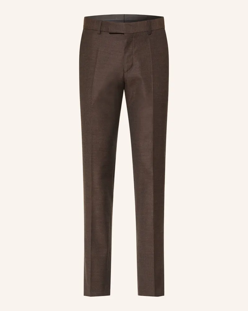 HUGO BOSS Anzughose Genius Extra Slim Fit braun 212