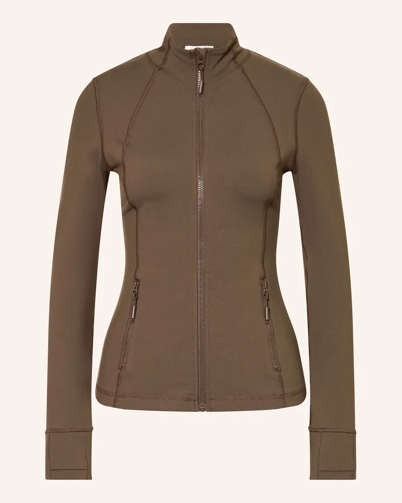 Mrs & HUGS Midlayer-Jacke Braun