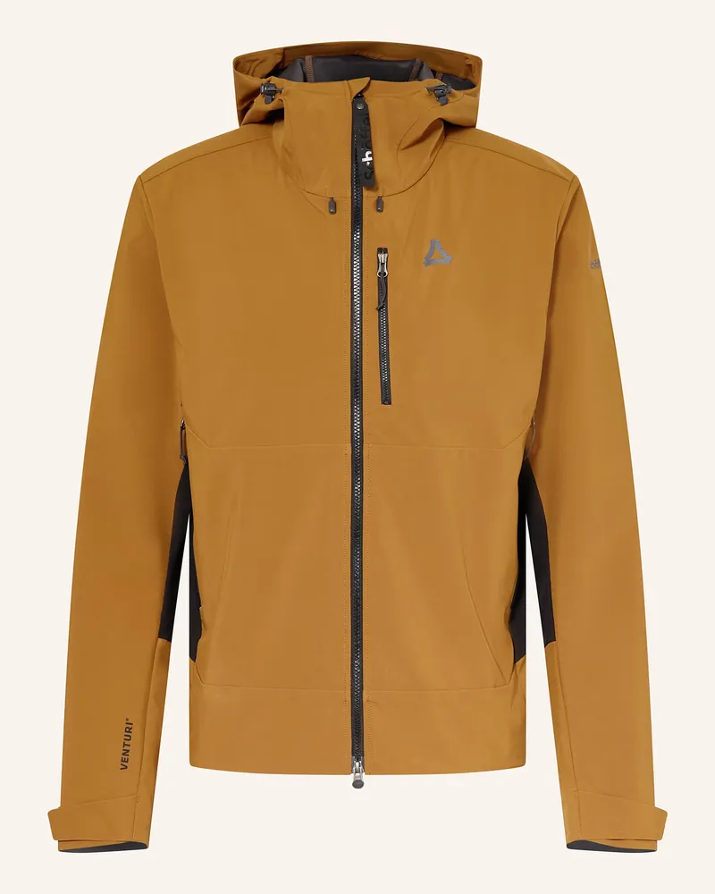 Schöffel Softshell-Jacke Milagle braun Camel