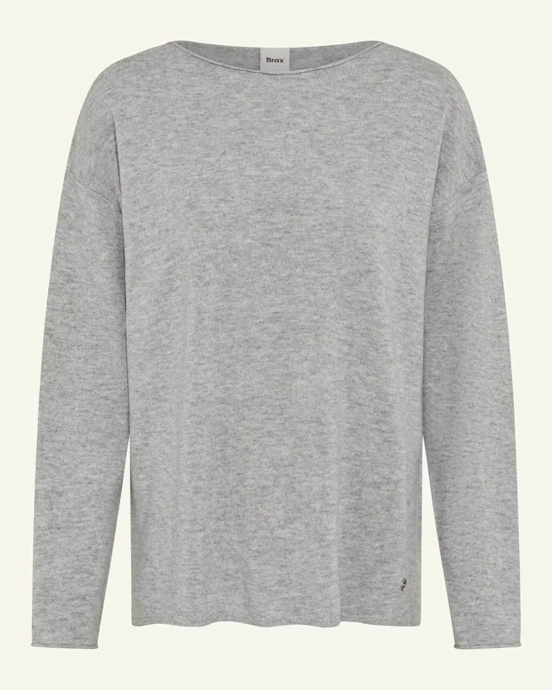 Brax Strickpullover STYLE LIZ Hellgrau