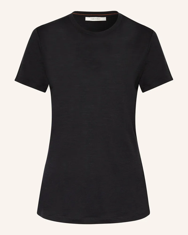Icebreaker T-Shirt Tech Lite Iii Aus Merinowolle schwarz Schwarz