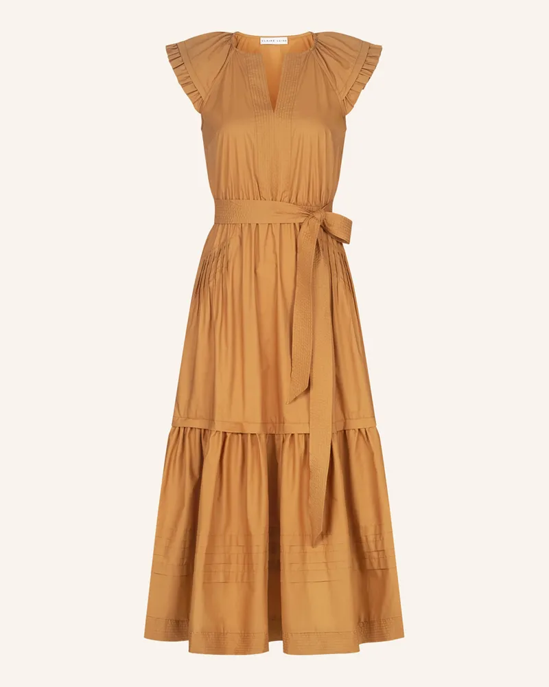 CLAIRE LUISE Langes Freizeitkleid Orange