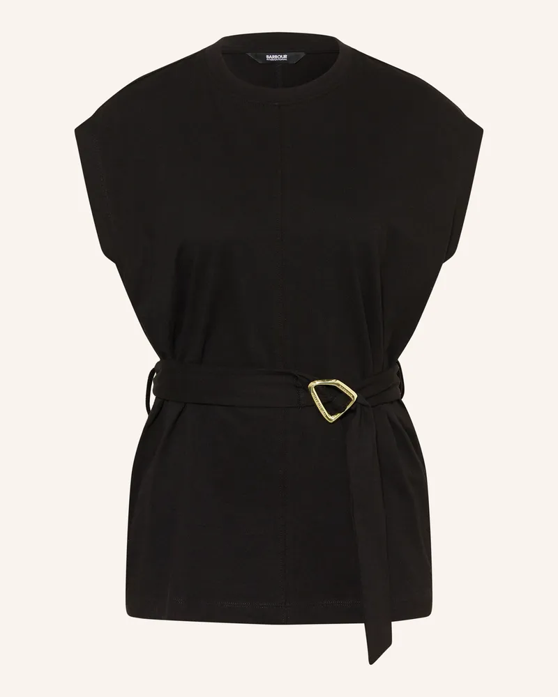 Barbour T-Shirt Alexis schwarz Schwarz