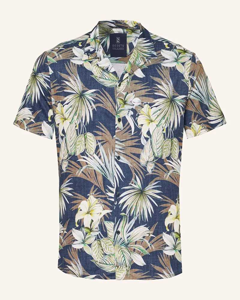 DESOTO Resorthemd LIDO Regular Fit Dunkelblau