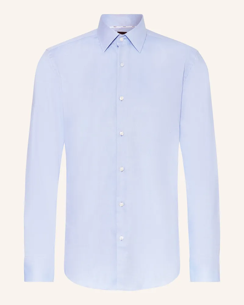 HUGO BOSS Hemd HANK Slim Fit Blau