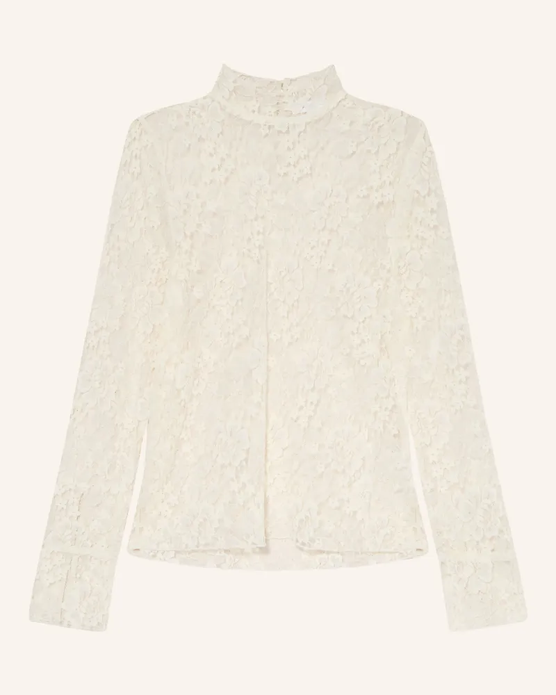 Darling Harbour Blusenshirt Aus Spitze weiss Offwhite