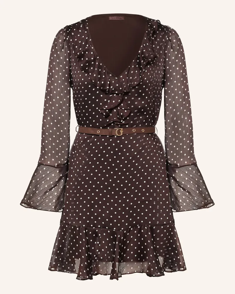 Guess Kleid Emy braun Dunkelbraun
