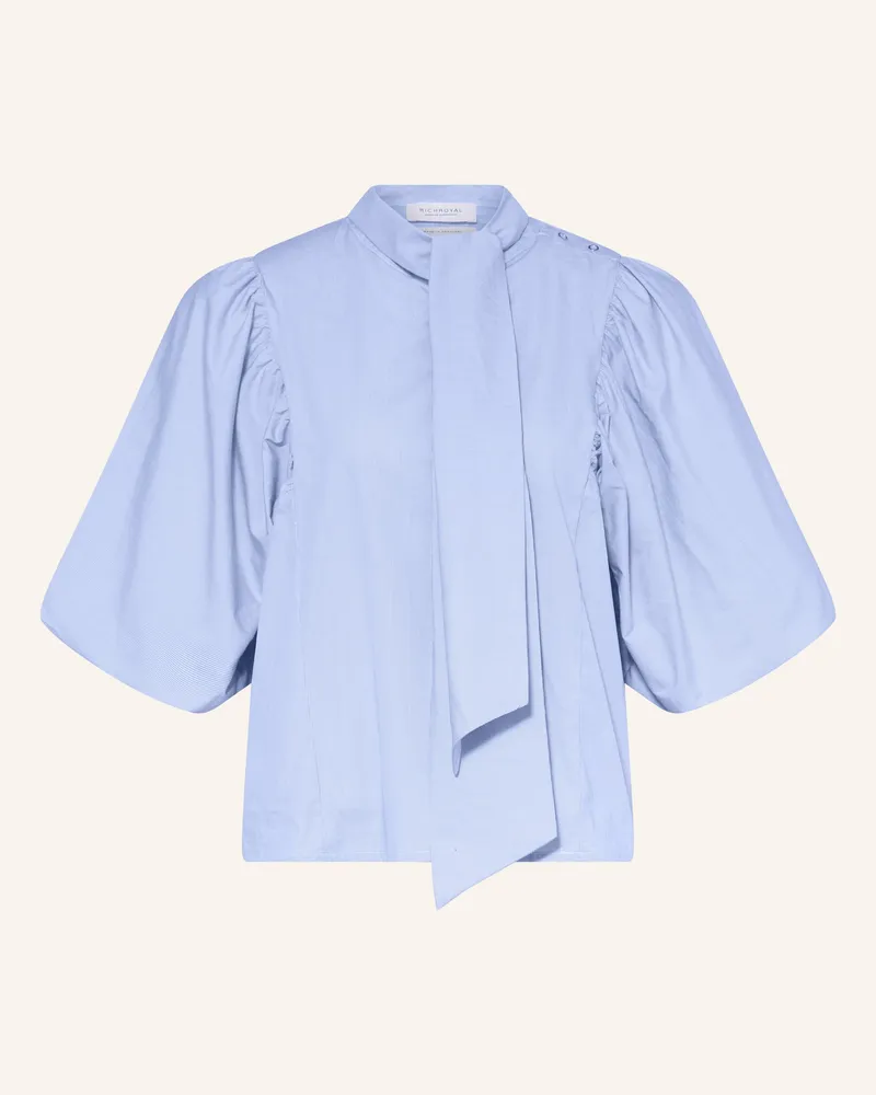 Rich&Royal Blusenshirt Mit 3/4-Arm Und Abnehmbarer Schluppe blau Hellblau
