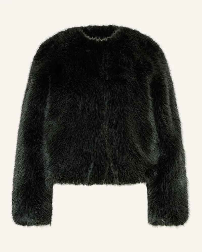 Rich&Royal Kunstpelz-Jacke schwarz Schwarz